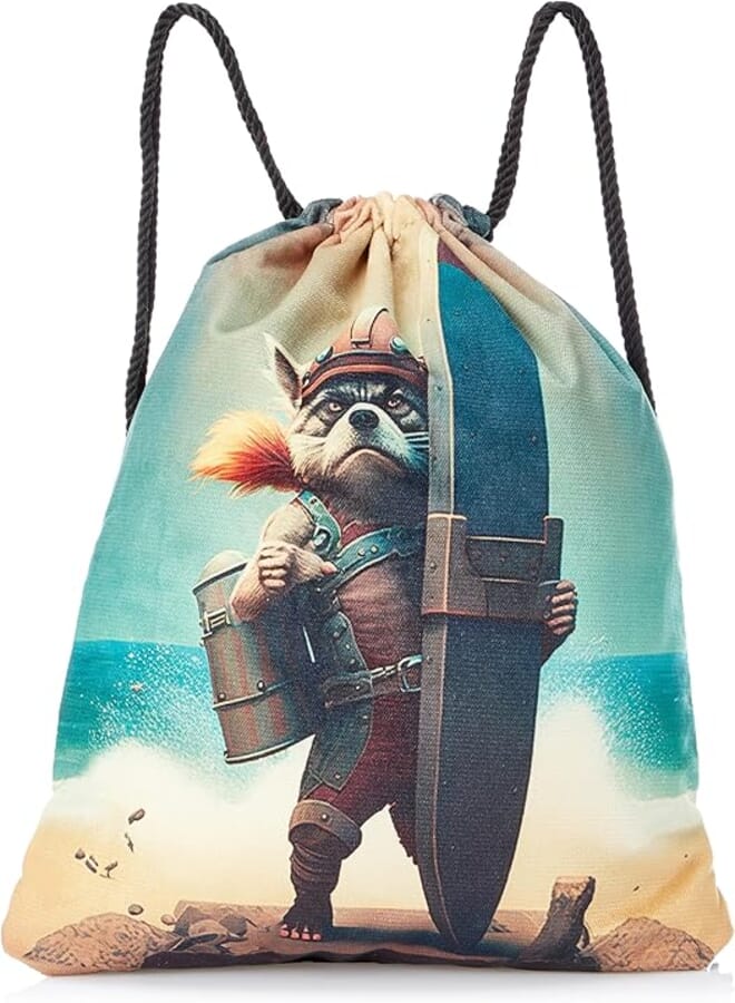 TAT DRAWSTRING BAG - 918, MultiColor, Large